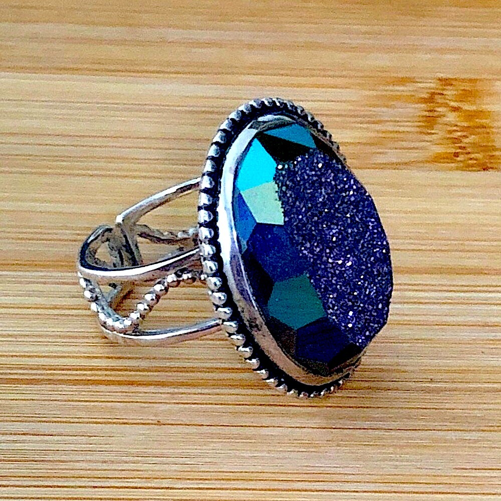 $56 Colleen Lopez Sterling Silver Estate Ring marked CL - Picture 3 of 6
